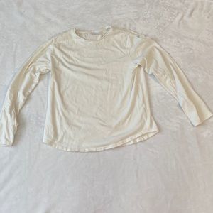 Zara Long sleeve white shirt